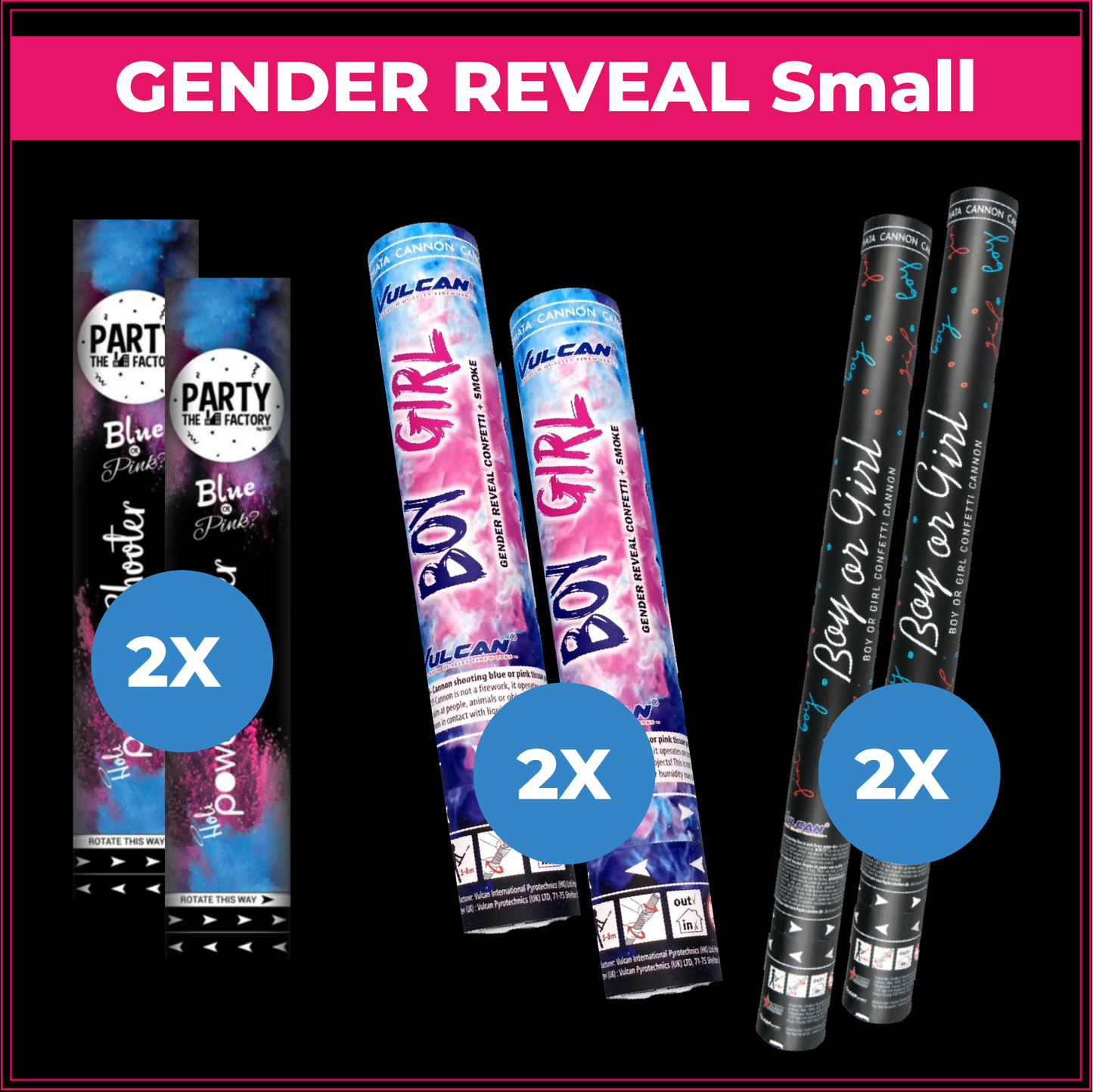 GENDER REVEAL pakket Small