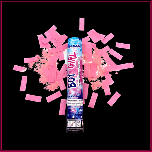 Gender reveal confetti & rookshooter ROZE