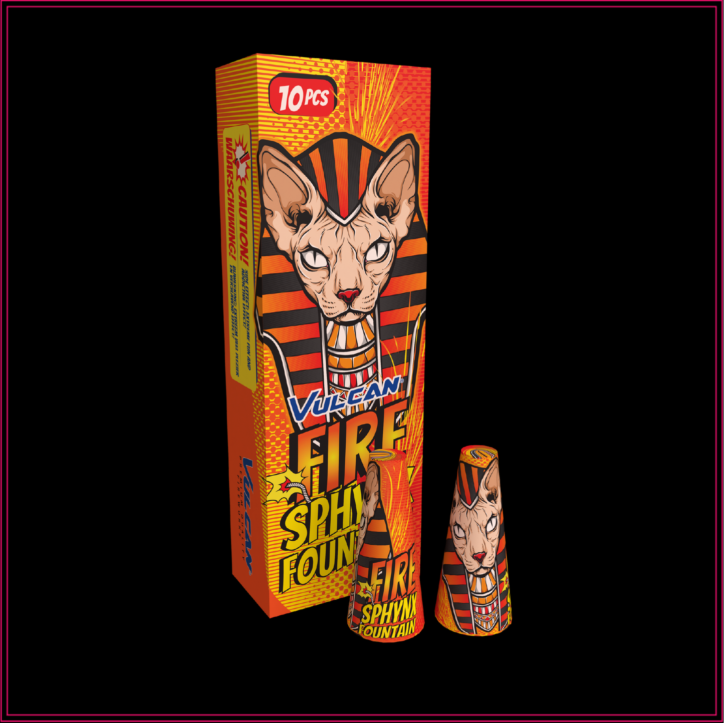 Fire Sphynx Volcano