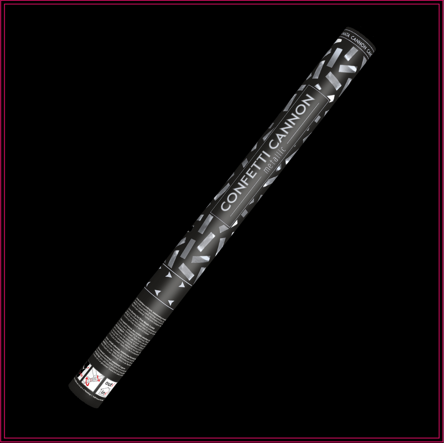 Confetti Shooter XL Silver